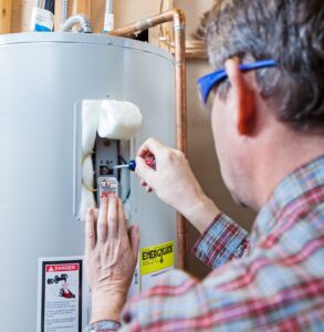 hot water tank installation