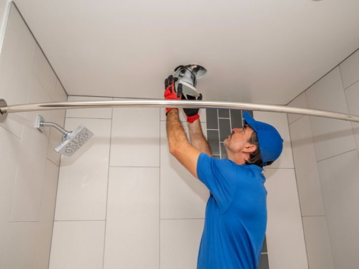 bathroom renovation fixture installation