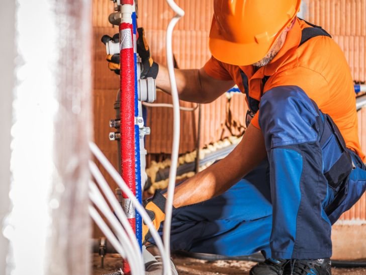 bathroom renovation plumbing and electrical