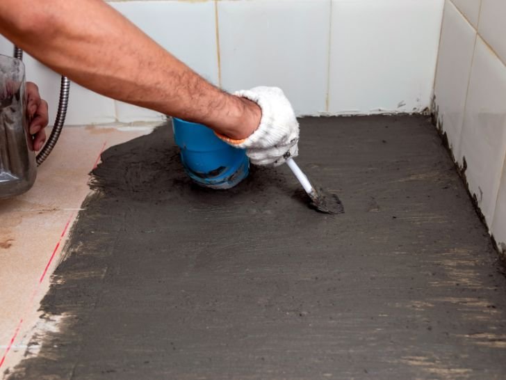 bathroom renovation waterproofing and tiling