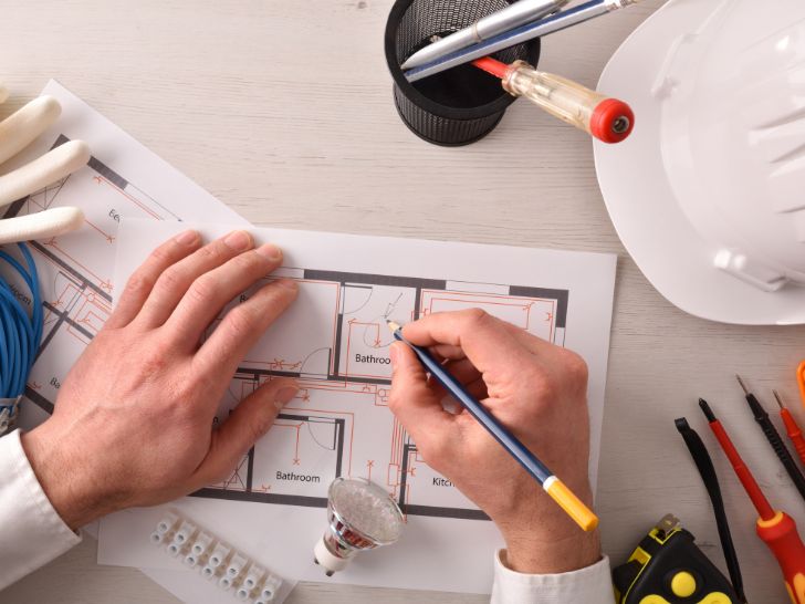planning for electrical rough-in