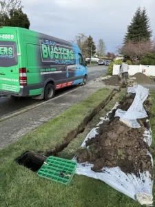 Leak buster plumbing car
